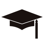 black graduation cap